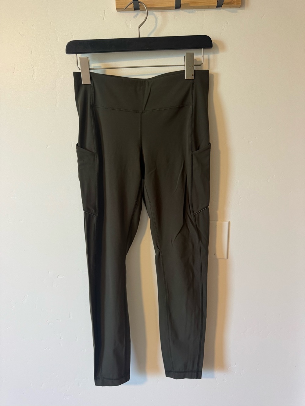 lululemon athletica Olive Green High-Rise Pocket Leggings
